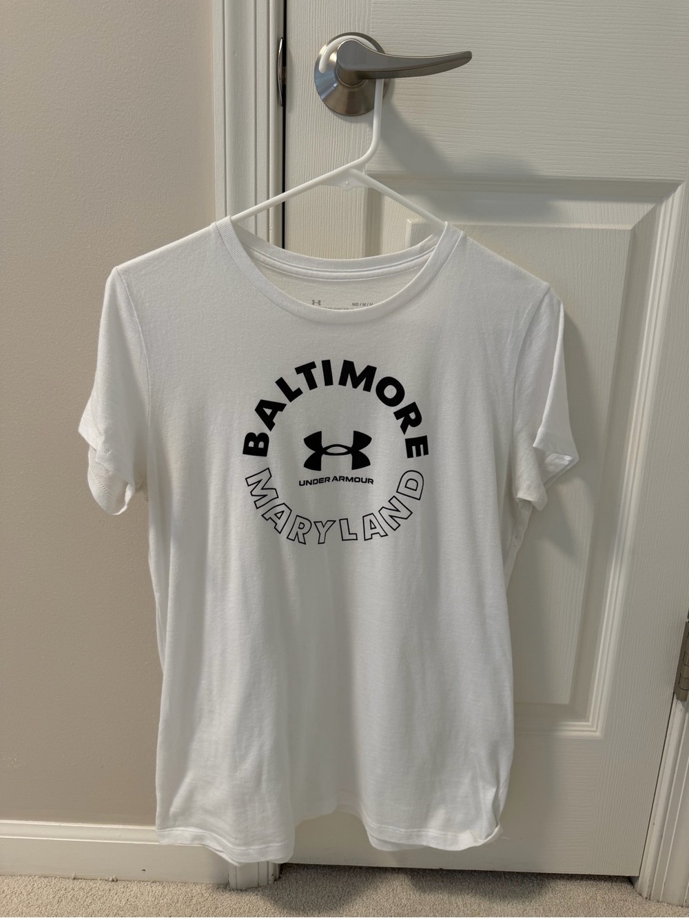 Under Armour White Women’s Baltimore Maryland Graphic Tee